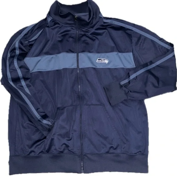 Seattle Seahawks Men’s Track Jacket SiZE: 2XL NFL Football Full Zip Casual